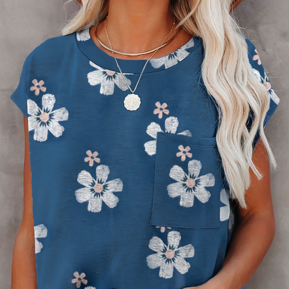 💜 New Floral Sleeveless Top - Picture 1 of 3
